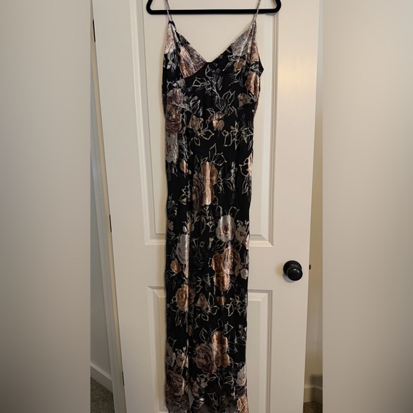 Bethany Velvet Maxi Dress in Black | Altar'd State - Picture 5 of 6